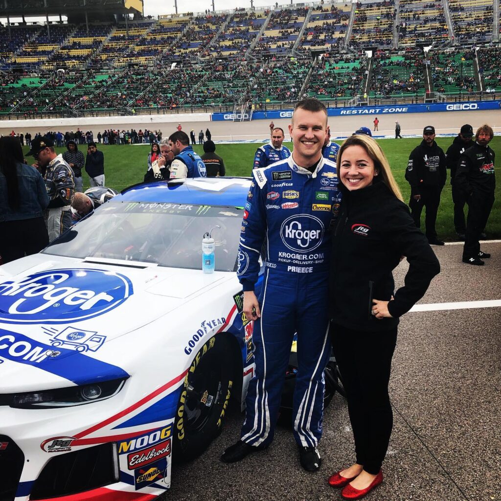 Ryan Preece with his wife Heather DesRochers